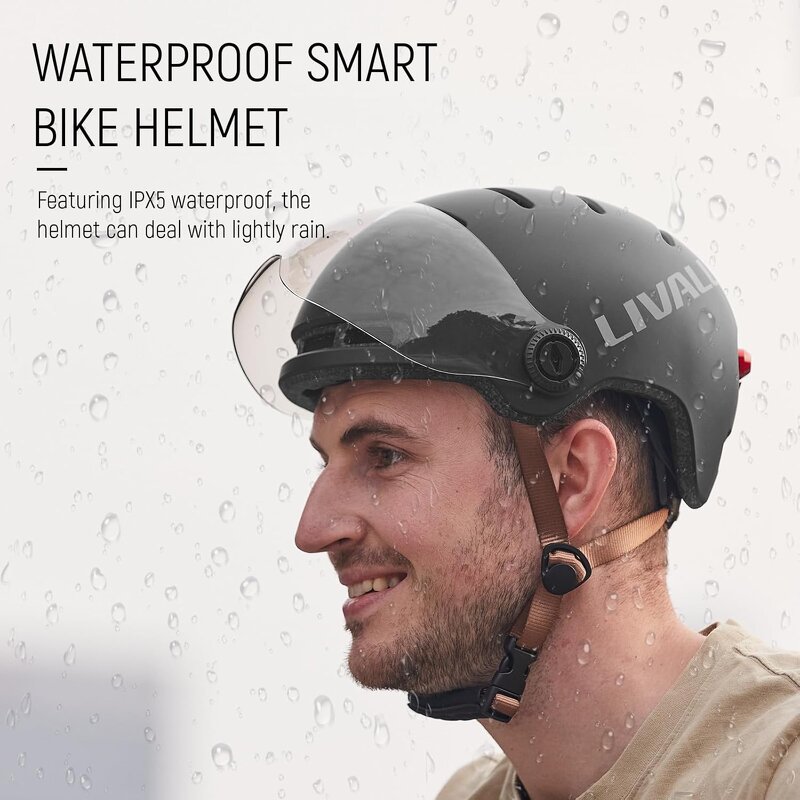 Smart Bike Helmet Supplier - OEM L23 with LED Lights Visor