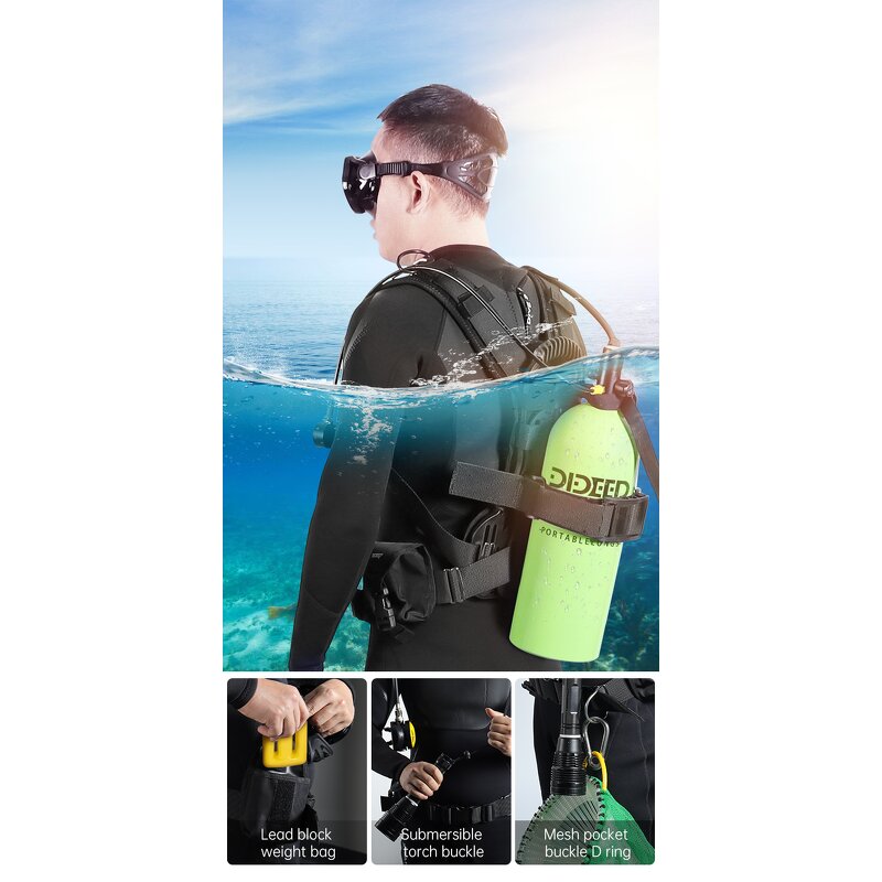 High-Pressure Scuba Tank Manufacturer - OEM 4L+4L Two Cylinders