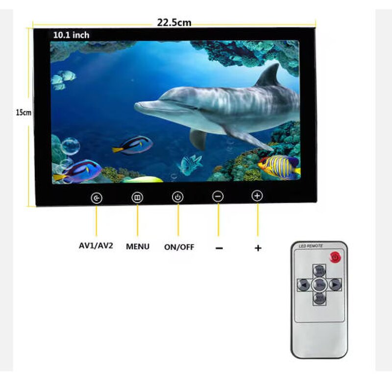 Sea Fishing Camera Factory - OEM IP68 Waterproof 10 Inch TFT