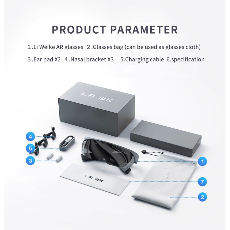 AR Glasses Supplier - OEM 2024 New LAWK Cycling Navigation