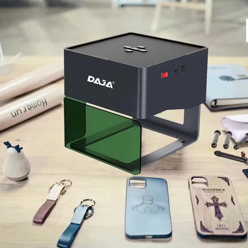 Portable Laser Engraver Supplier - DAJA DJ6 Mini -Connected Reci Brand Air Cooling