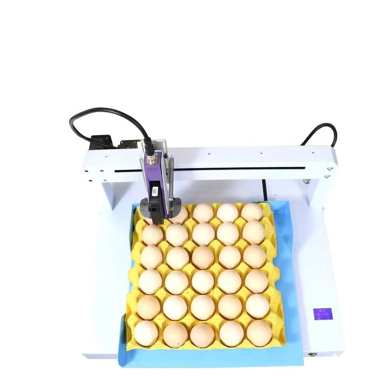 Industrial Egg Inkjet Printer Supplier - Fully Automatic Multilingual Date Logo Food Grade