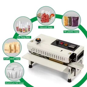 Mini Heat Sealing Machine Supplier - FR400 Cheap Horizontal Band Sealer for Beverage Chemical