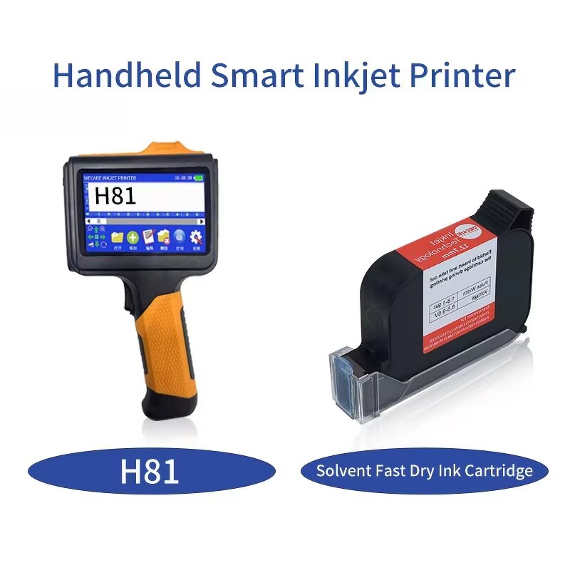 Handheld Inkjet Printer Supplier - 12.7mm TIJ Multi-language Portable Smart