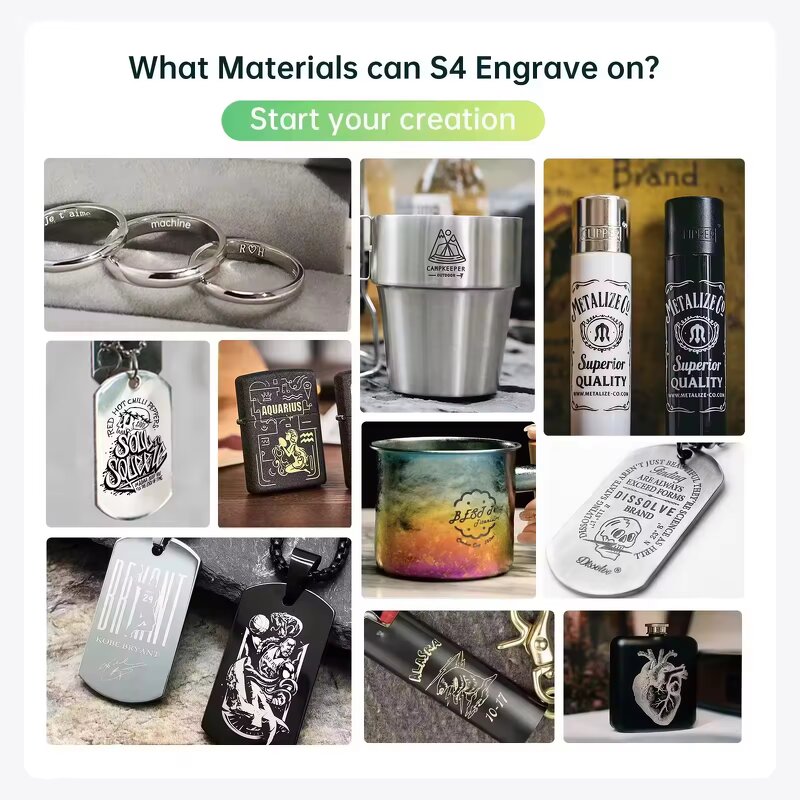 Fiber Laser Marking Machine Supplier - Mr.Carve S4 20W 30W 50W for Metal Plastic