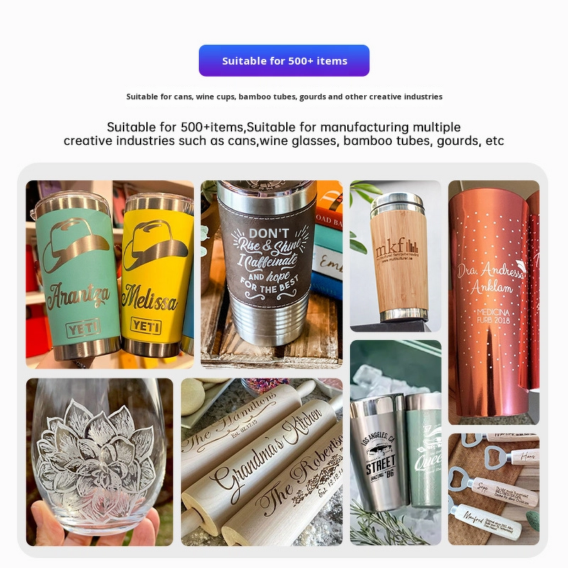 Fiber Laser Engraving Machine Supplier - A7Mini/A6Pro/M1/M4/S4 Rotary Axis HanJiang Upgrade