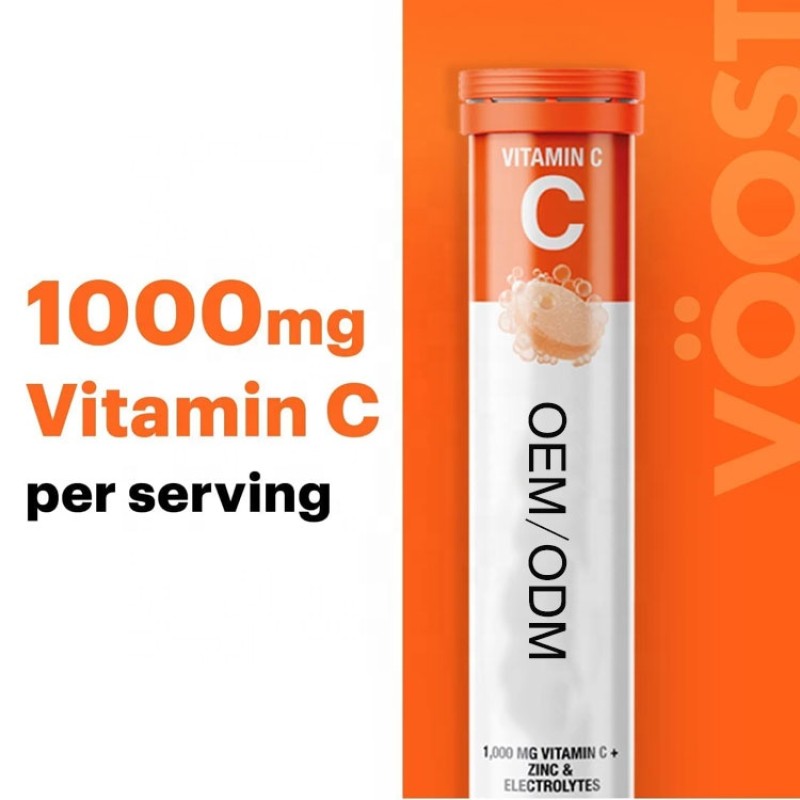 Vitamin C Tablets Manufacturer - OEM 1000mg Effervescent
