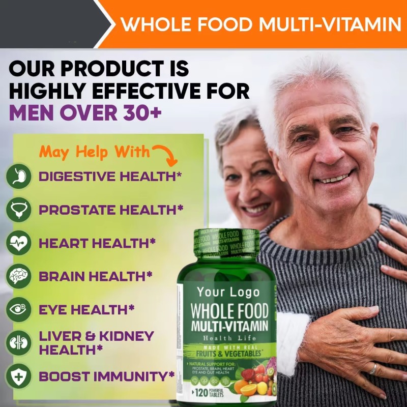 Multivitamin Tablets Manufacturer - OEM Whole Food Organic