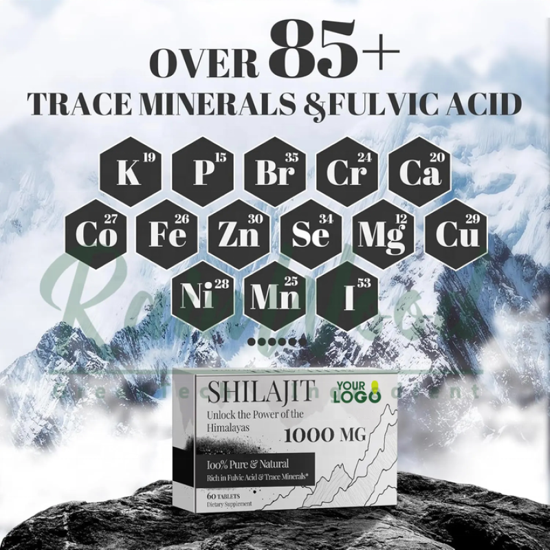 Shilajit Tablets Factory - OEM Fulvic Acid Mineral