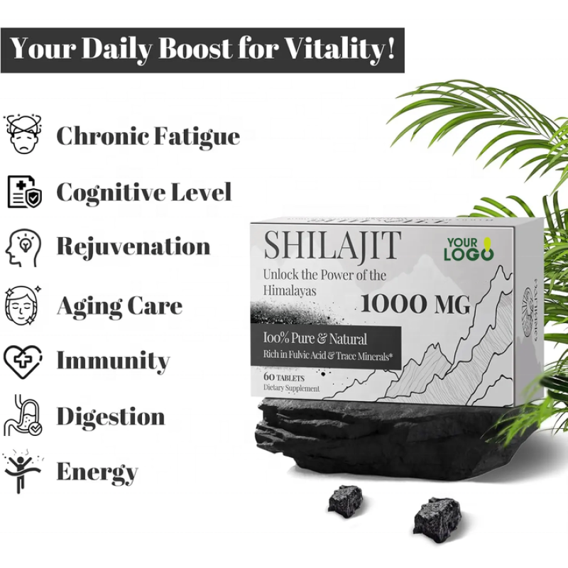 Shilajit Tablets Factory - OEM Fulvic Acid Mineral