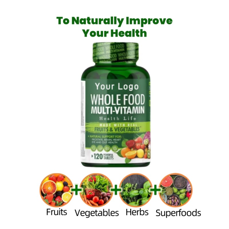 Multivitamin Tablets Manufacturer - OEM Whole Food Organic