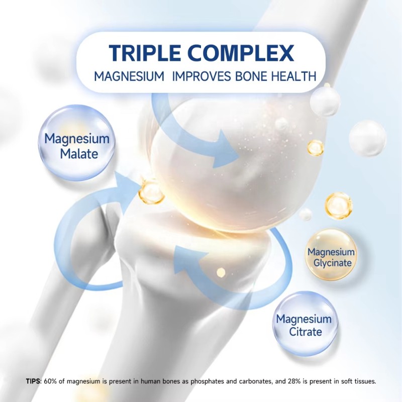 Magnesium Tablets Manufacturer - OEM Triple Complex Formula
