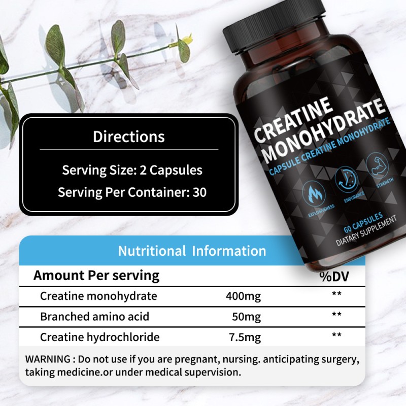 Creatine Capsules Manufacturer - OEM Monohydrate Supplement