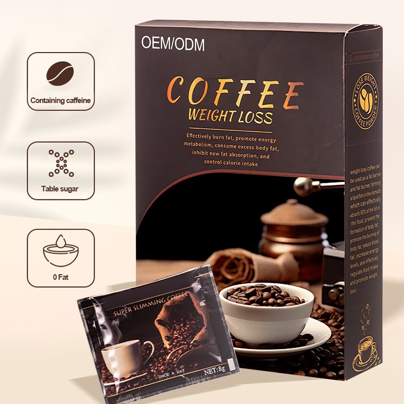 Black Coffee Powder Manufacturer - OEM Instant Diet Drink