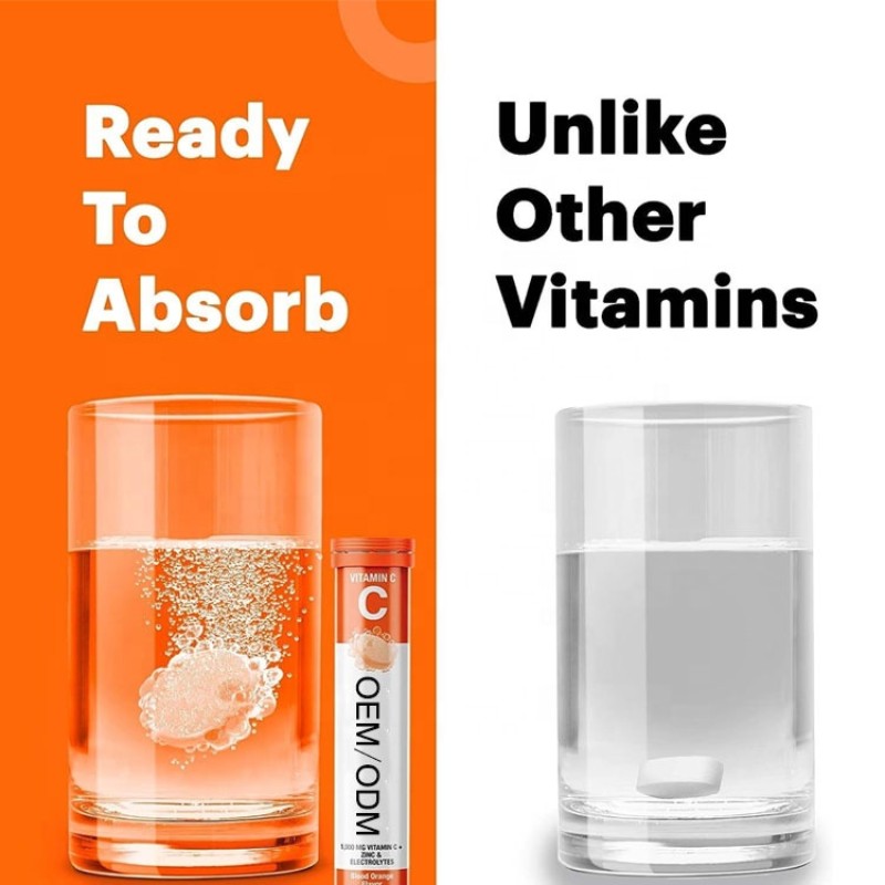 Vitamin C Tablets Manufacturer - OEM 1000mg Effervescent