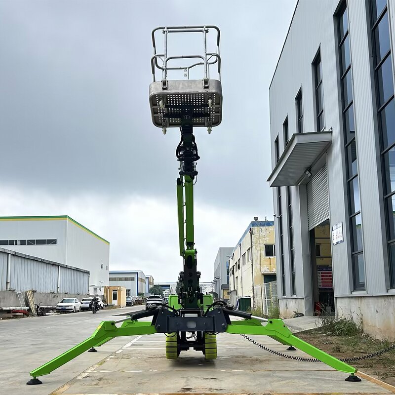 Towable Spider Boom Lift Manufacturer - OEM Lifting Folding Tracked
