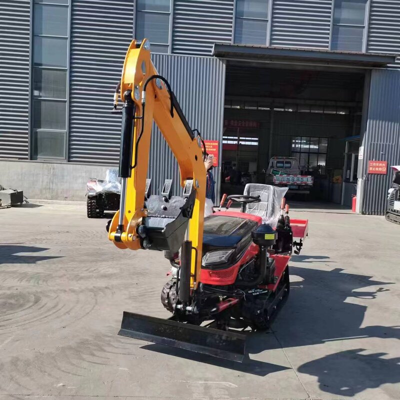 Excavating Rotary Cultivator Supplier - OEM Tracked Skid Steer with Mulcher