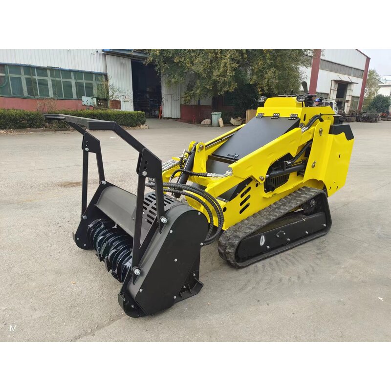 Walk Behind Skid Steer Factory - OEM Mini Tracked diesel Mulcher