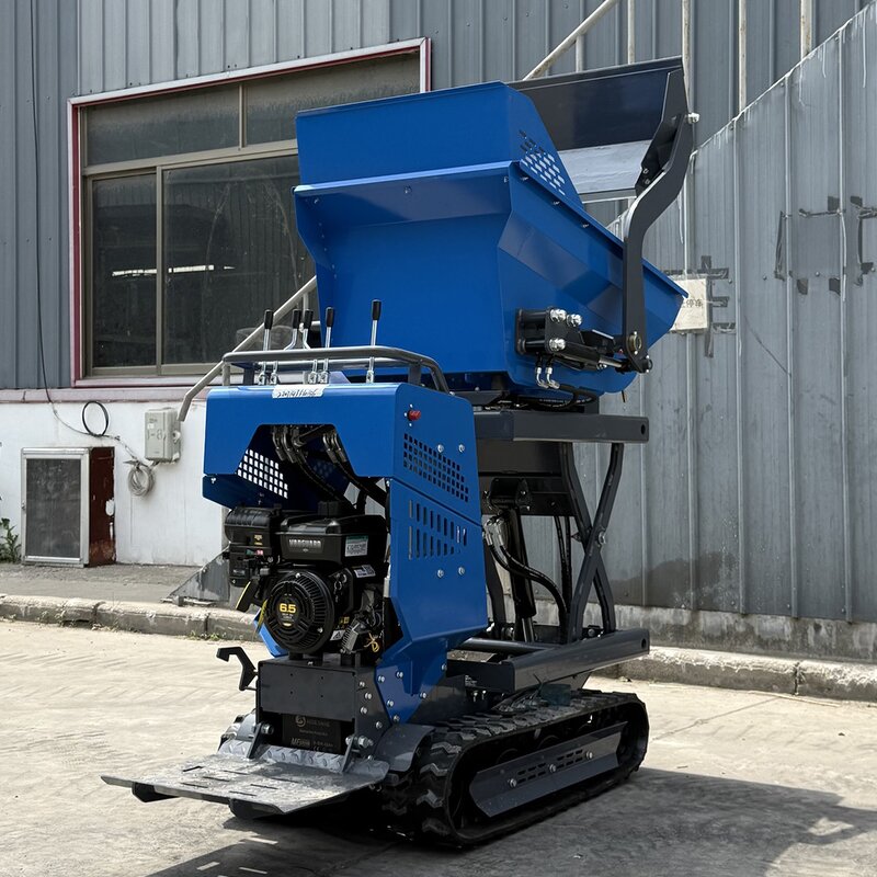Hydraulic Dumping Mini Dumper Supplier - OEM 90° Left/right Site