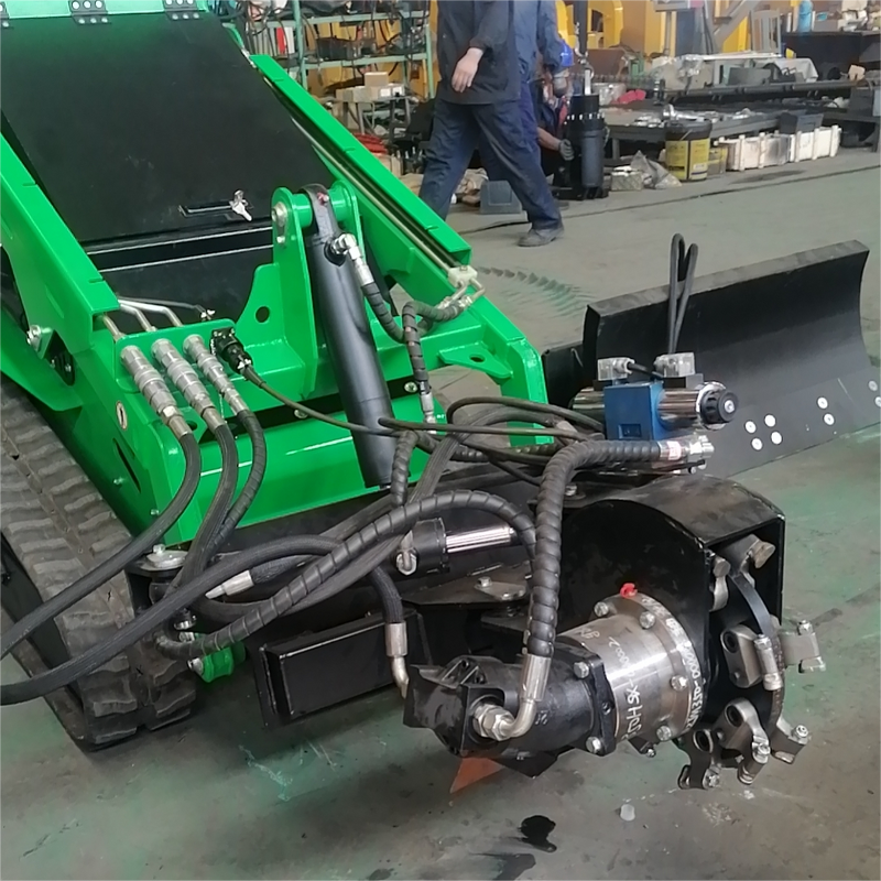 Mini Tracked Skid Steer Manufacturer - OEM High-Flow 25hp Kubota Engine