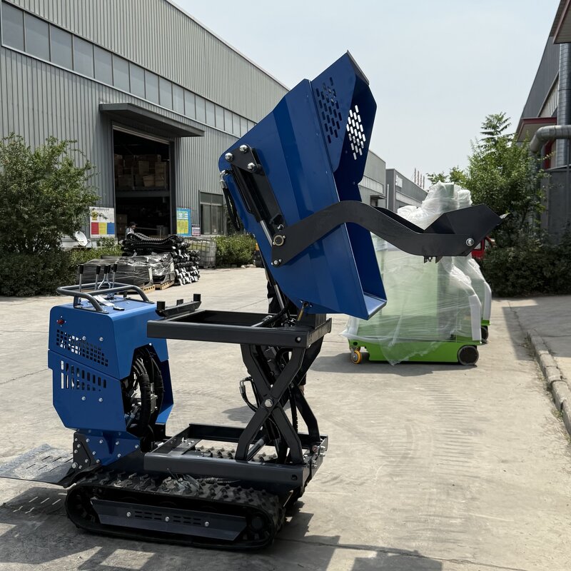 Hydraulic Dumping Mini Dumper Supplier - OEM 90° Left/right Site