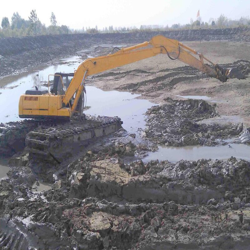 Amphibious Excavator Factory - OEM New Product Pontoon Floating