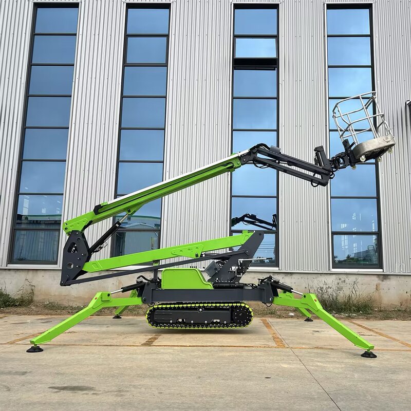 Towable Spider Boom Lift Manufacturer - OEM Lifting Folding Tracked