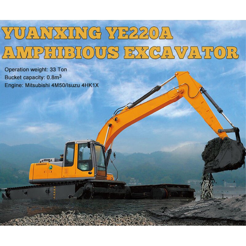 Amphibious Excavator Manufacturer - OEM Pontoon with Good Price