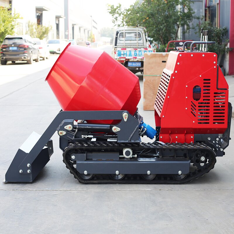 Mini Concrete Mixer Truck Factory - OEM Yuanxing Diesel Track Mobile