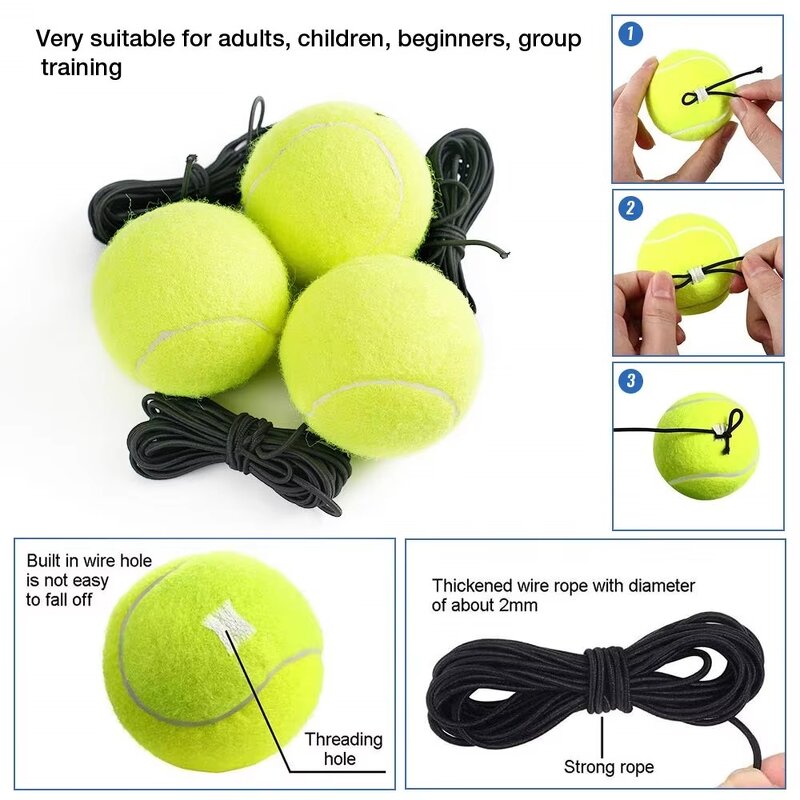 Portable Tennis Rope Trainer Manufacturer - ABS String Kids & Adults
