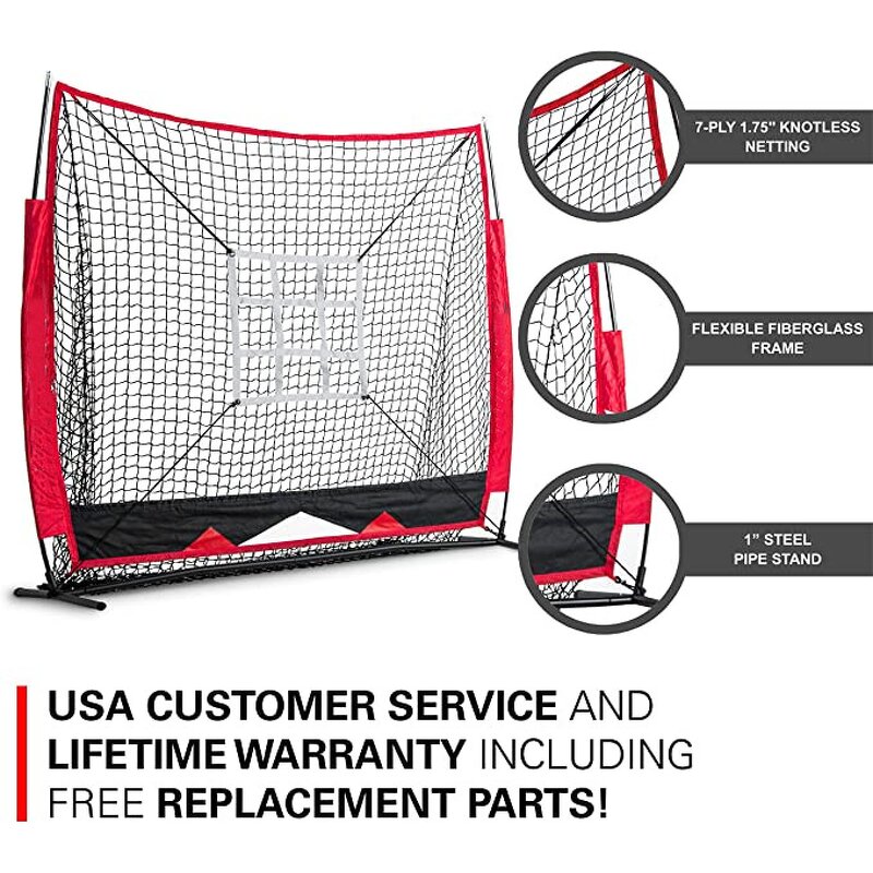 Baseball Net Replacement Manufacturer - 7x7ft Batting Cage Net