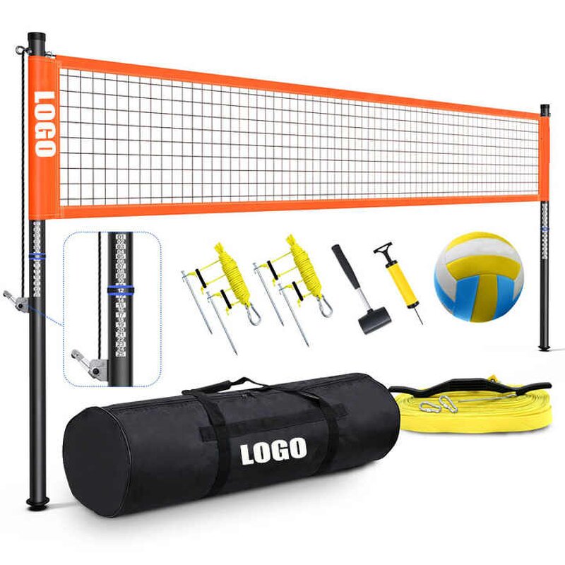 Custom Logo Beach Volleyball Net Set Manufacturer