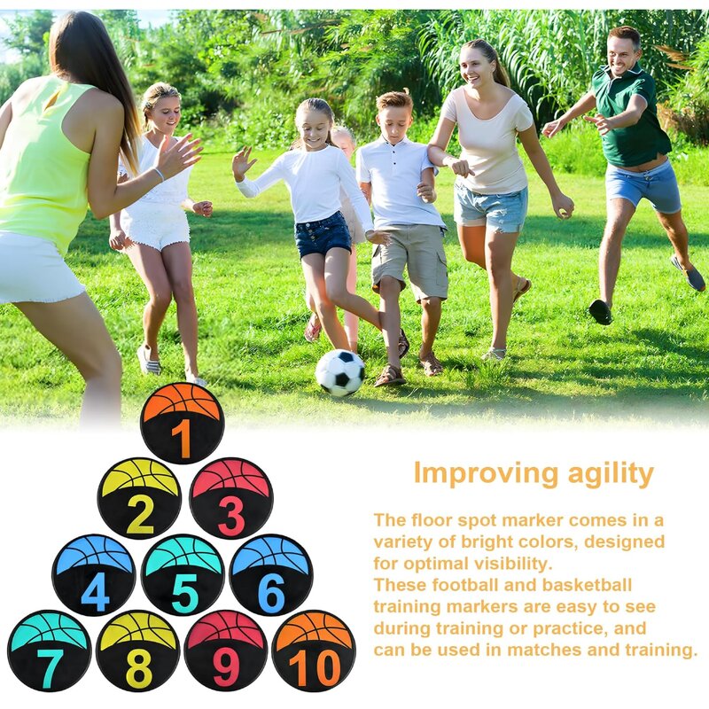 Anti-Slip Sports Markers Manufacturer - 9 Inch Floor Training Discs