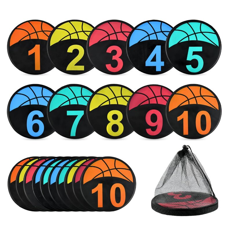 Anti-Slip Sports Markers Manufacturer - 9 Inch Floor Training Discs
