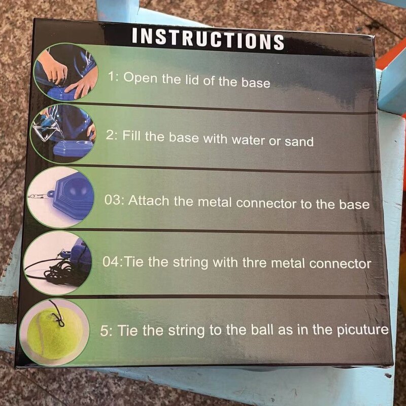 Portable Tennis Rope Trainer Manufacturer - ABS String Kids & Adults