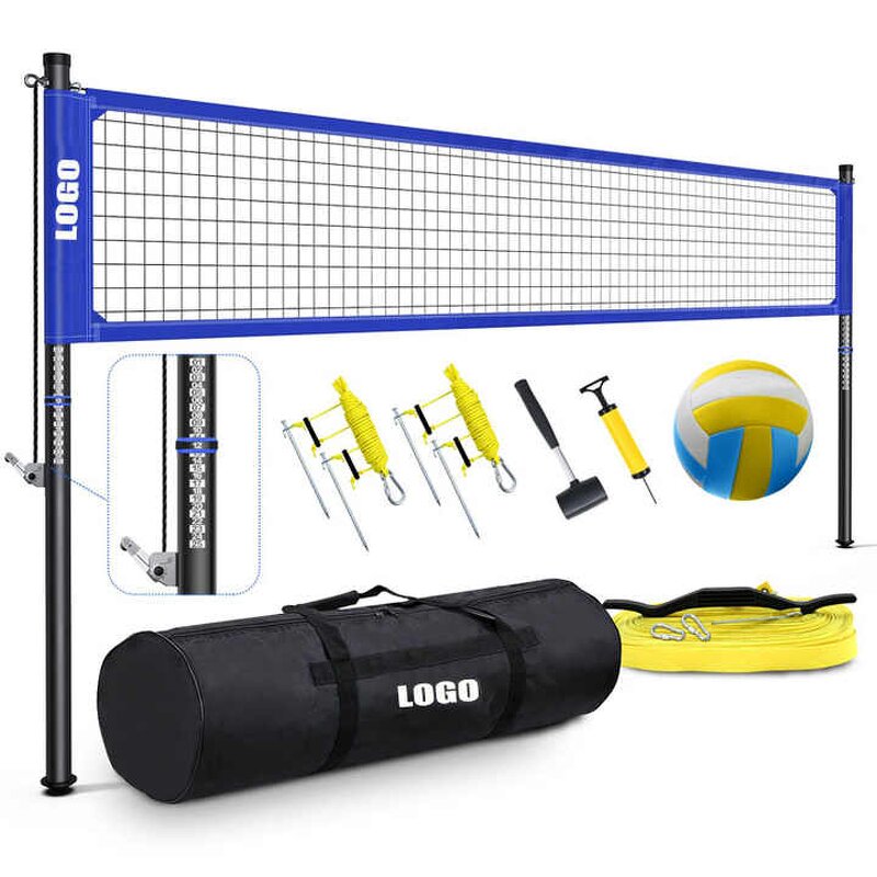 Custom Logo Beach Volleyball Net Set Manufacturer