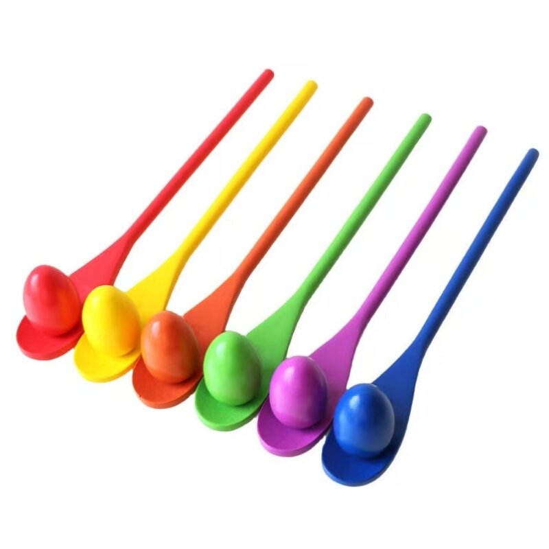 Wooden Spoon Ball Balance Toy Manufacturer - Sensory Training Tool
