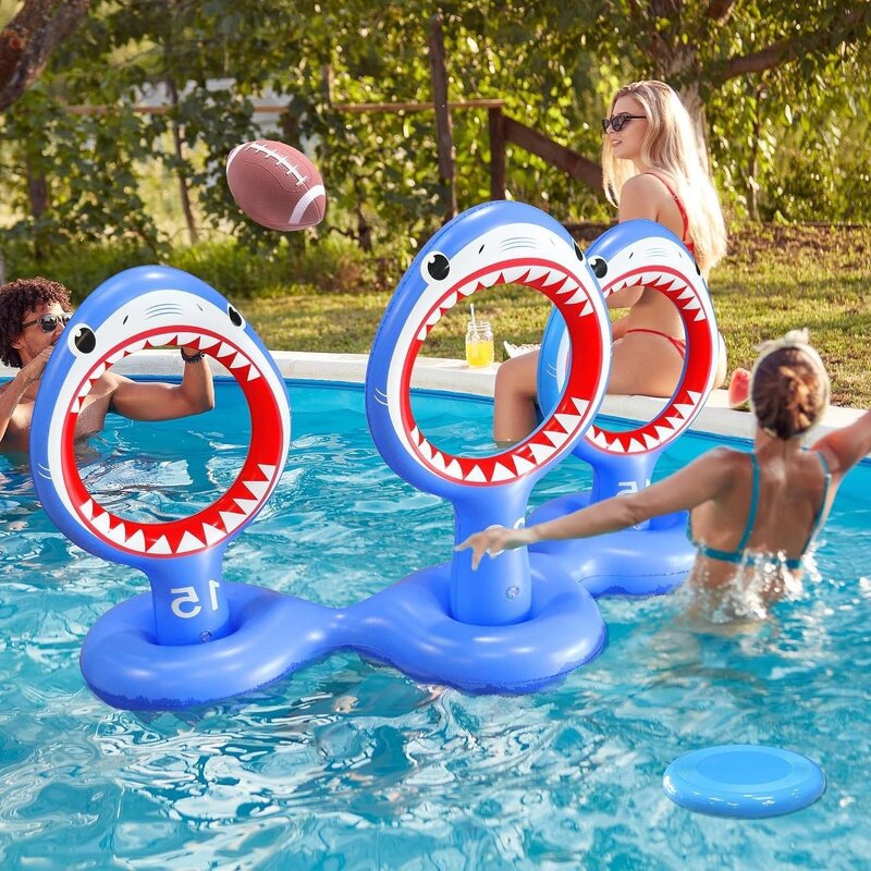 Inflatable Ring Toss Game Manufacturer - Kids Shark Pool Toy