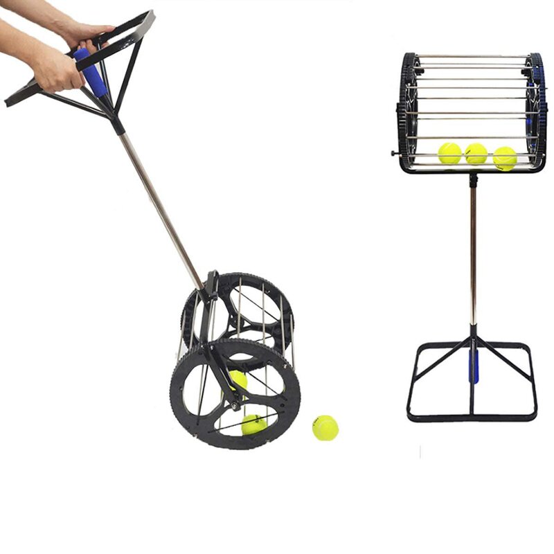 Tennis Ball Hopper Picker Manufacturer - Portable Cart with Wheels