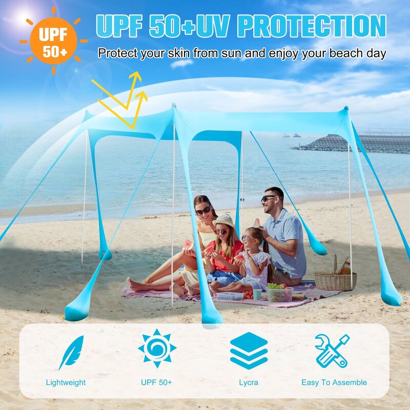 Waterproof Beach Tent Manufacturer - UV Protection Sun Shelter