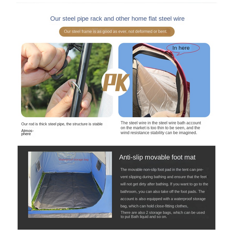 Inflatable Shower Tent Manufacturer - Privacy Shelter with Umbrella