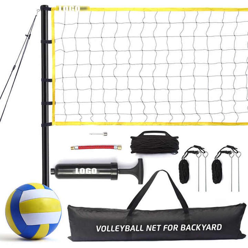 Custom Logo Beach Volleyball Net Set Manufacturer