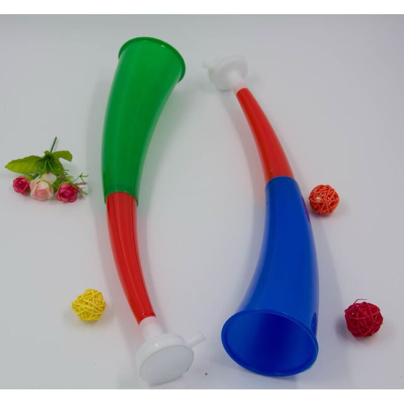 Customized Football Trumpet Manufacturer - 3-section Plastic Cheering Horn