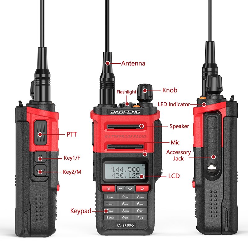 Waterproof Walkie Talkie Supplier - OEM Baofeng UV-9R PRO Dual Band