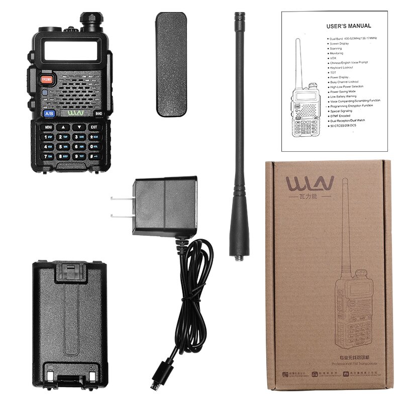 Walkie Talkie Manufacturer - OEM WLN KD-UV1 with Screen Display