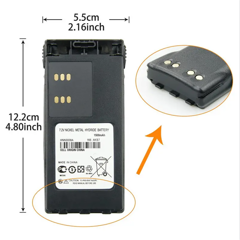 Ni-MH Battery Factory - OEM HNN9008 7.4V for GP320 GP328