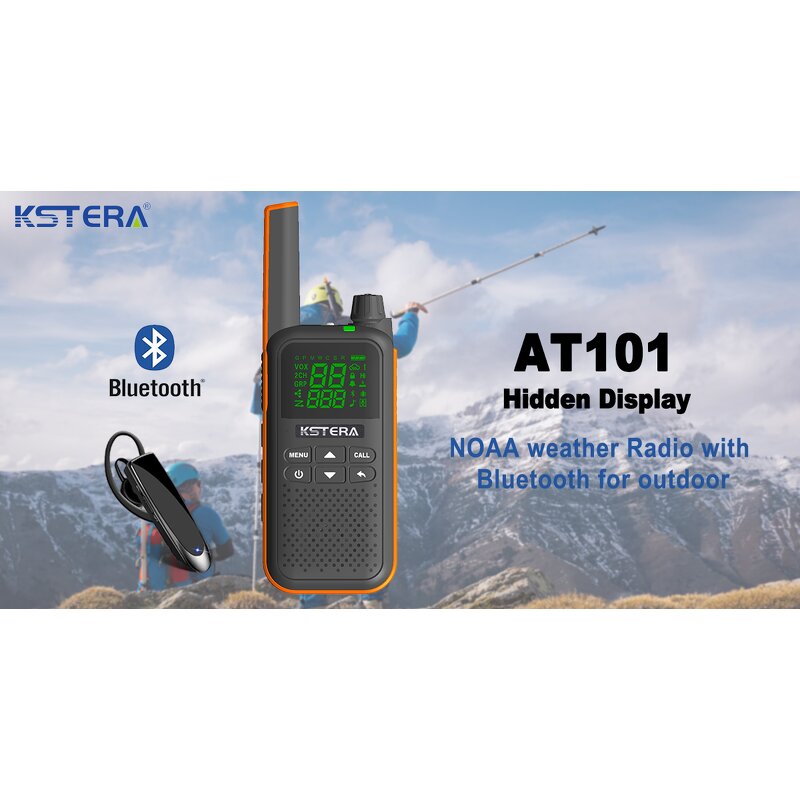 Waterproof Walkie Talkie Factory - OEM KST AT100 with Blue Tooth