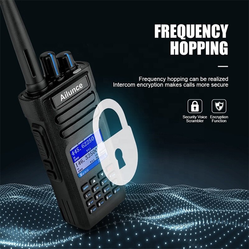 Dual Band Two Way Radio Supplier - OEM Ailunce HD1 GPS DMR Black