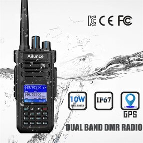 Dual Band Two Way Radio Supplier - OEM Ailunce HD1 GPS DMR Black