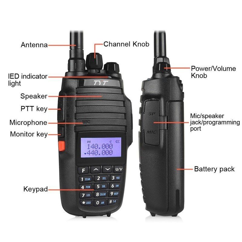 Handheld Walkie Talkie Manufacturer - OEM TYT TH-UV8000D 10W VHF UHF